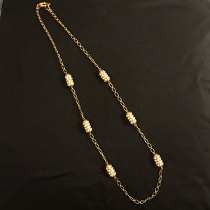 J. Crew Crystal Bar Necklace